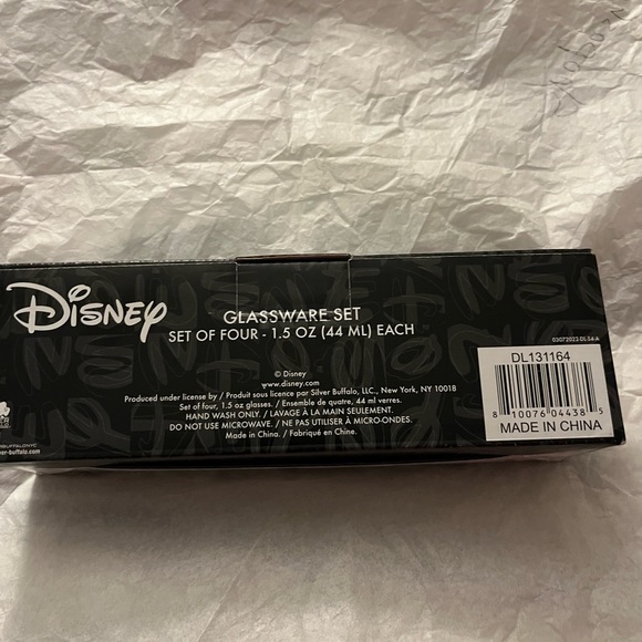 Disney Kitchen Disney Shot Glasses Poshmark